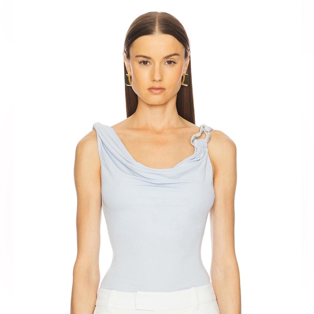 L'Academie by Marianna Kirina Top in Pale Blue